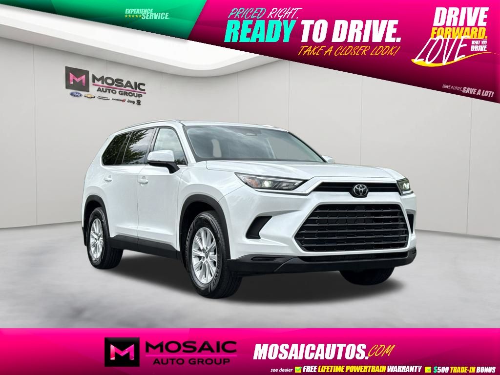 White 2024 Toyota Grand Highlander SUV / Crossover All-Wheel Drive 8-Speed Automatic