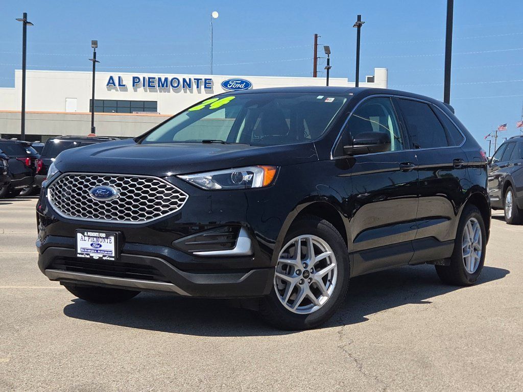 Black Metallic 2024 Ford Edge SUV / Crossover All-Wheel Drive 8-Speed Automatic