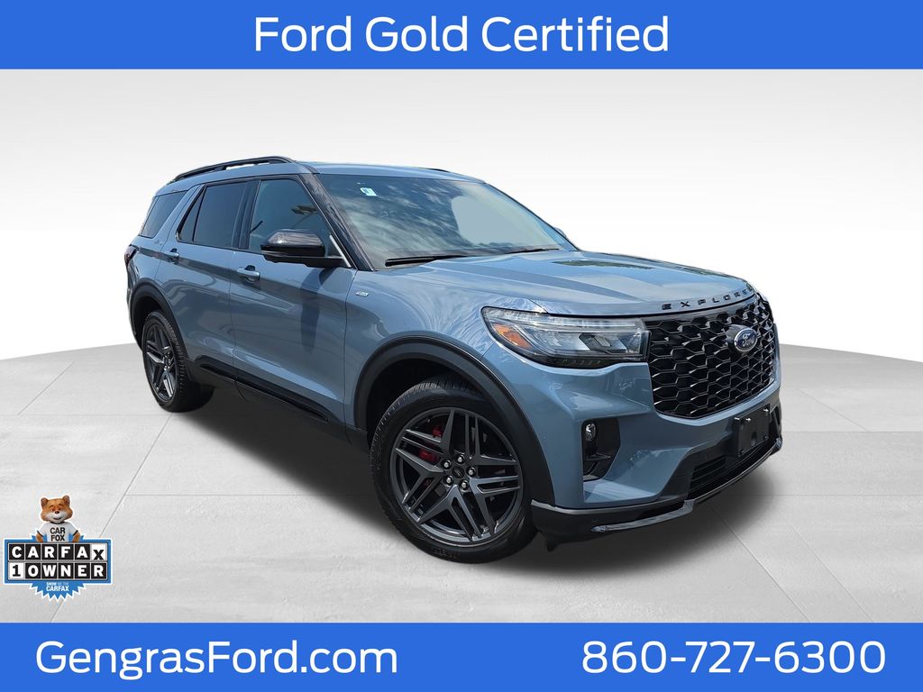 Vapor Blue 2025 Ford Explorer SUV / Crossover All-Wheel Drive Automatic