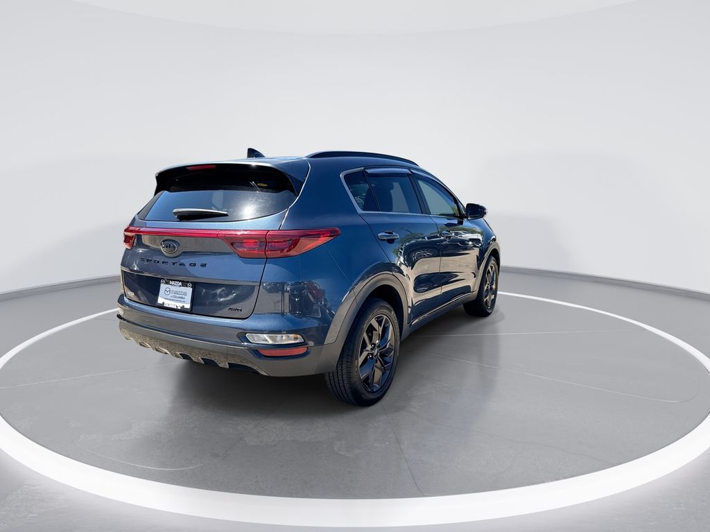 2022 Kia Sportage Nightfall Blue at Matthews Motors of Wilmington