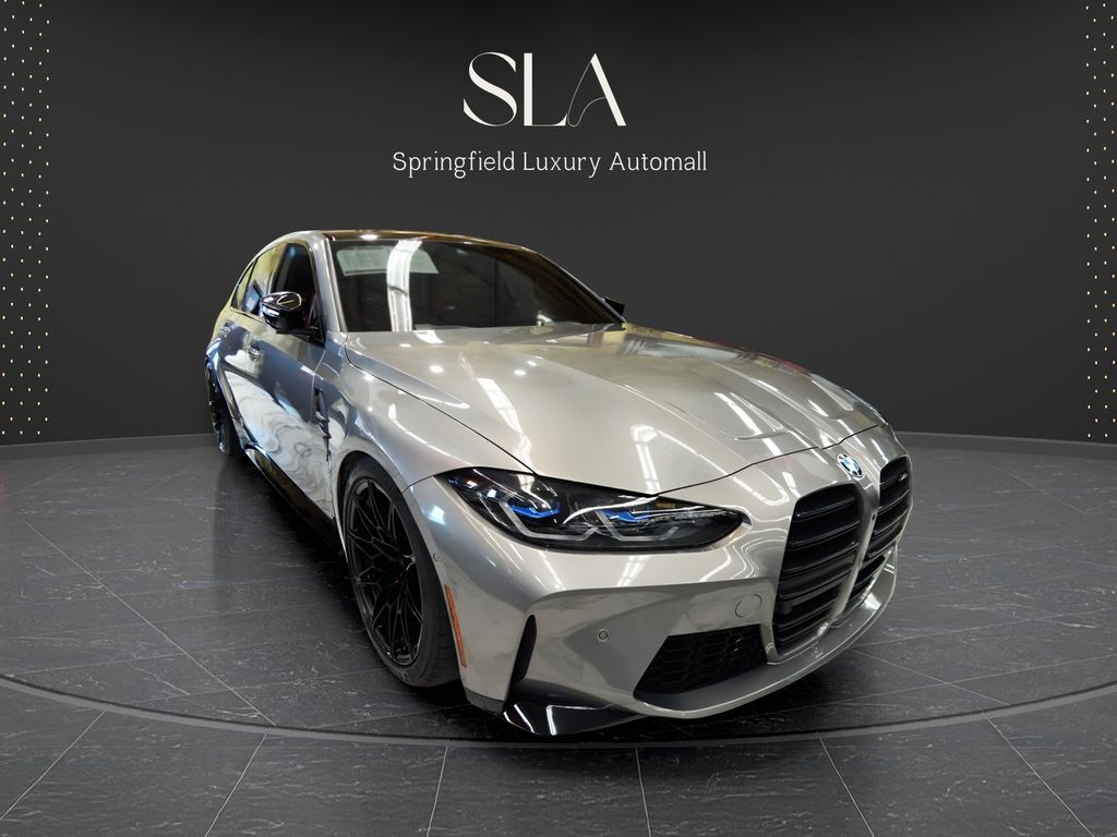 Gray Metallic 2021 BMW M3 Sedan Rear-Wheel Drive 6-Speed Manual