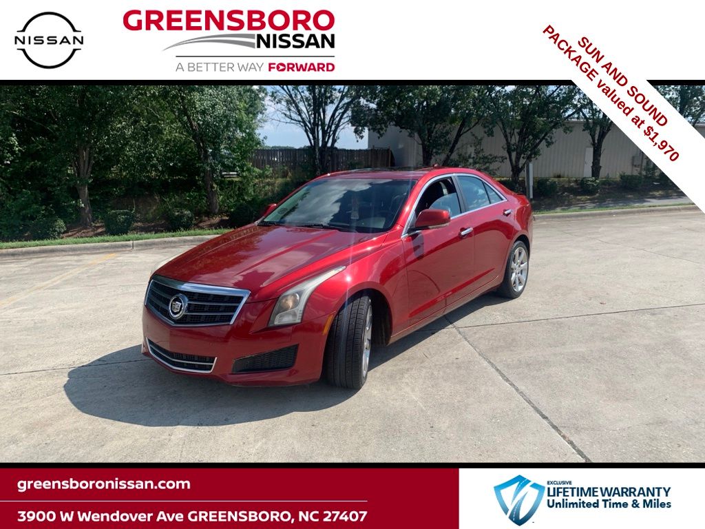 Red Obsession Tintcoat 2014 Cadillac ATS Sedan Rear-Wheel Drive 6-Speed Automatic