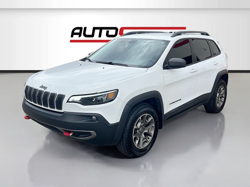 Used 2020 White Jeep Trailhawk image 3