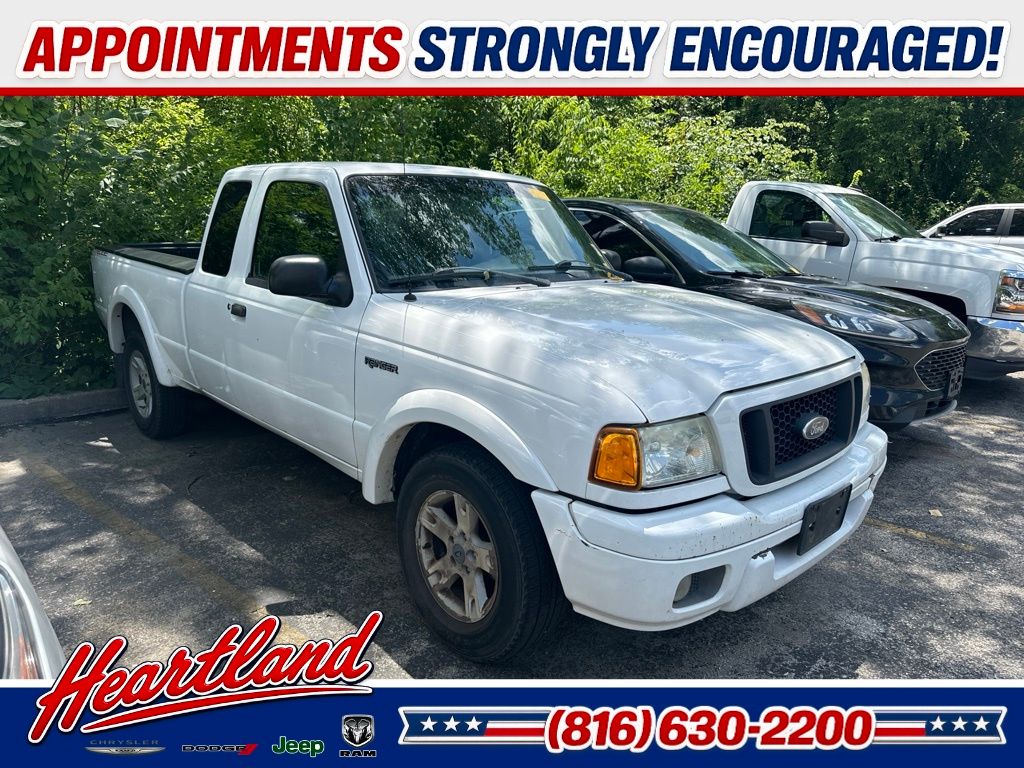 White 2005 Ford Ranger Pickup Truck Rear-Wheel Drive 5-Speed Automatic Overdrive