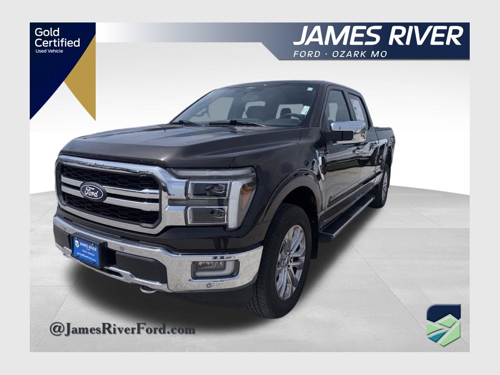 Bronze Metallic 2024 Ford F-150 Lariat SuperCrew 4WD Pickup Truck Four-Wheel Drive Automatic