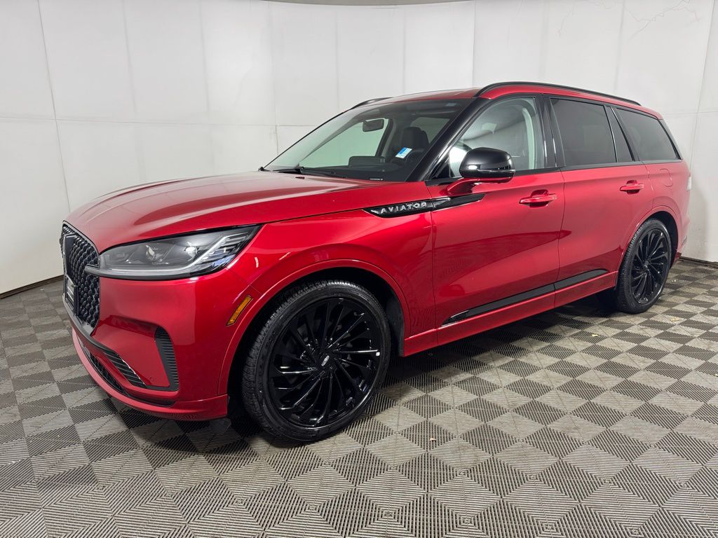 Red Carpet Metallic Tinted Clearcoat 2025 Lincoln Aviator Reserve AWD SUV / Crossover All-Wheel Drive Automatic
