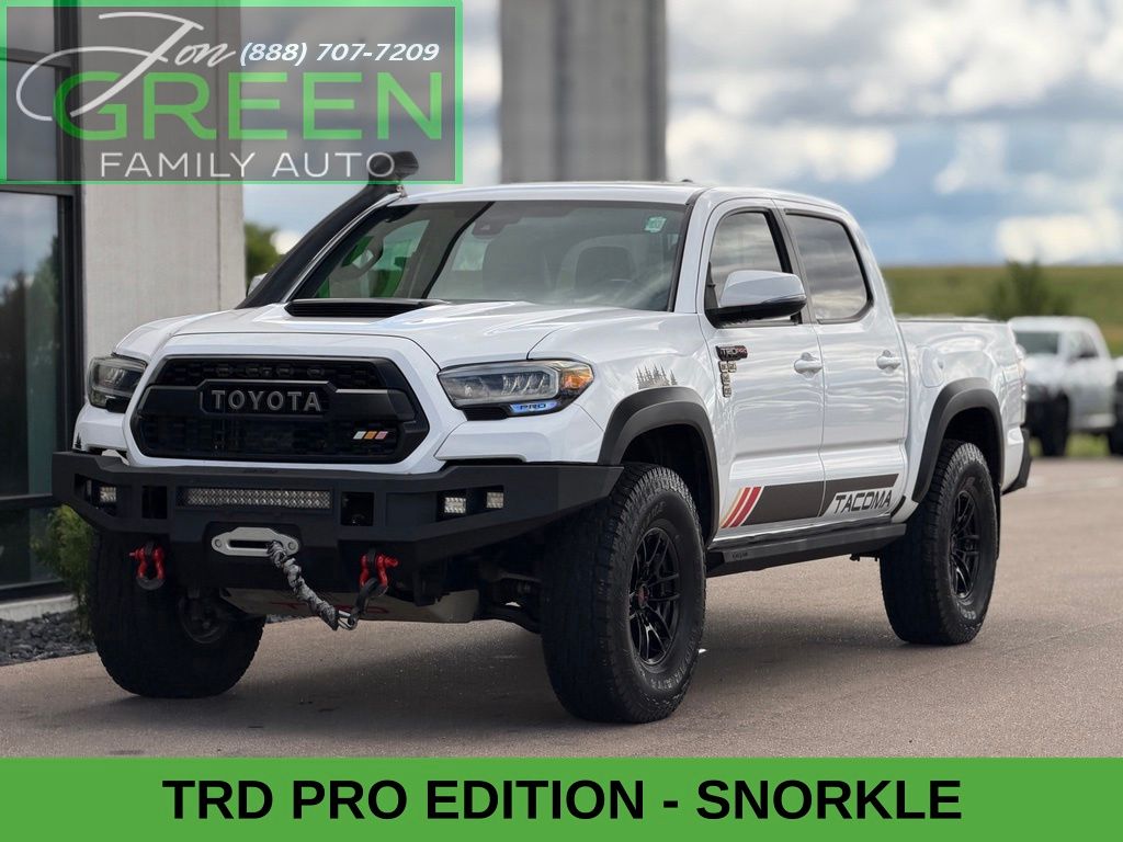 Super White 2020 Toyota Tacoma Pickup Truck Four-Wheel Drive 6-Speed Automatic