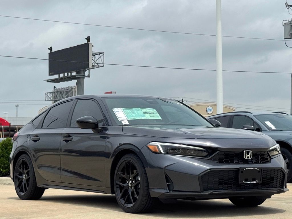 2026 Honda Civic Sport Gray at Classic Honda Galveston