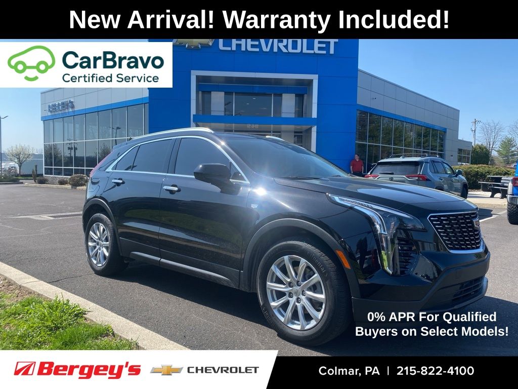 Stellar Black Metallic 2022 Cadillac XT4 Luxury AWD SUV / Crossover Four-Wheel Drive 9-Speed Automatic