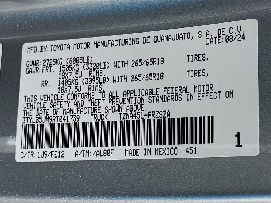 2024 Toyota Tacoma TRD Sport 31