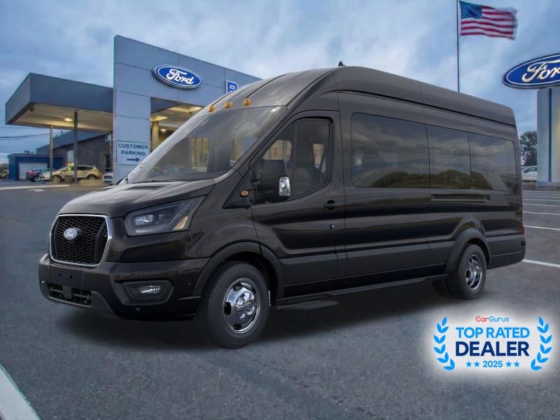 Agate Black Metallic 2026 Ford Transit Passenger Van