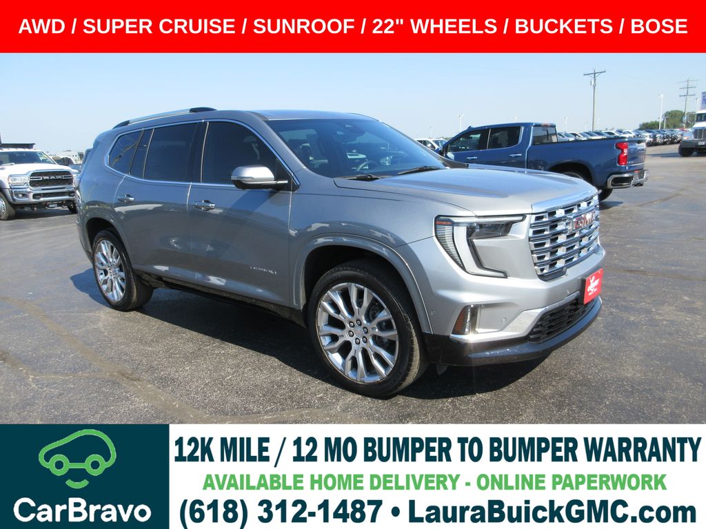 Sterling Metallic 2024 GMC Acadia SUV / Crossover Four-Wheel Drive 8-Speed Automatic