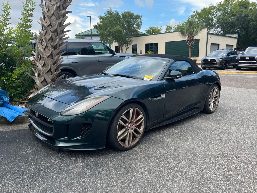 British Racing Green Metallic 2016 Jaguar F-TYPE Convertible All-Wheel Drive 8-Speed Automatic