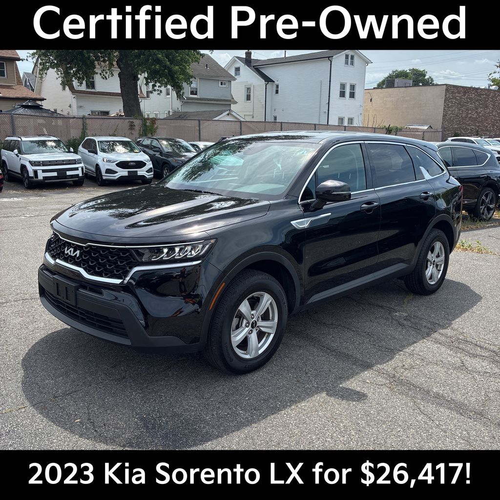Ebony Black 2023 Kia Sorento SUV / Crossover All-Wheel Drive 8-Speed Automatic