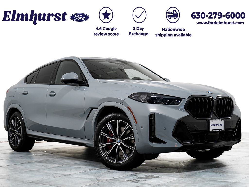 Gray Metallic 2024 BMW X6 SUV / Crossover All-Wheel Drive 8-Speed Automatic