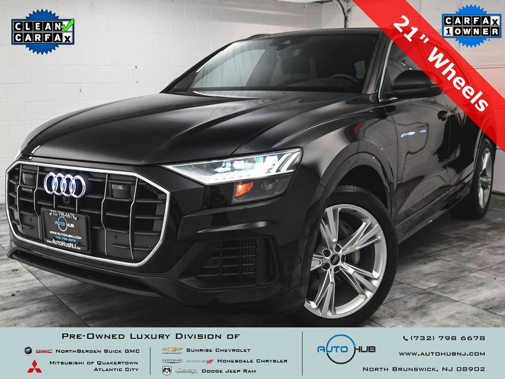 Mythos Black Metallic 2023 Audi Q8 quattro Premium 55 TFSI SUV / Crossover All-Wheel Drive 8-Speed Automatic