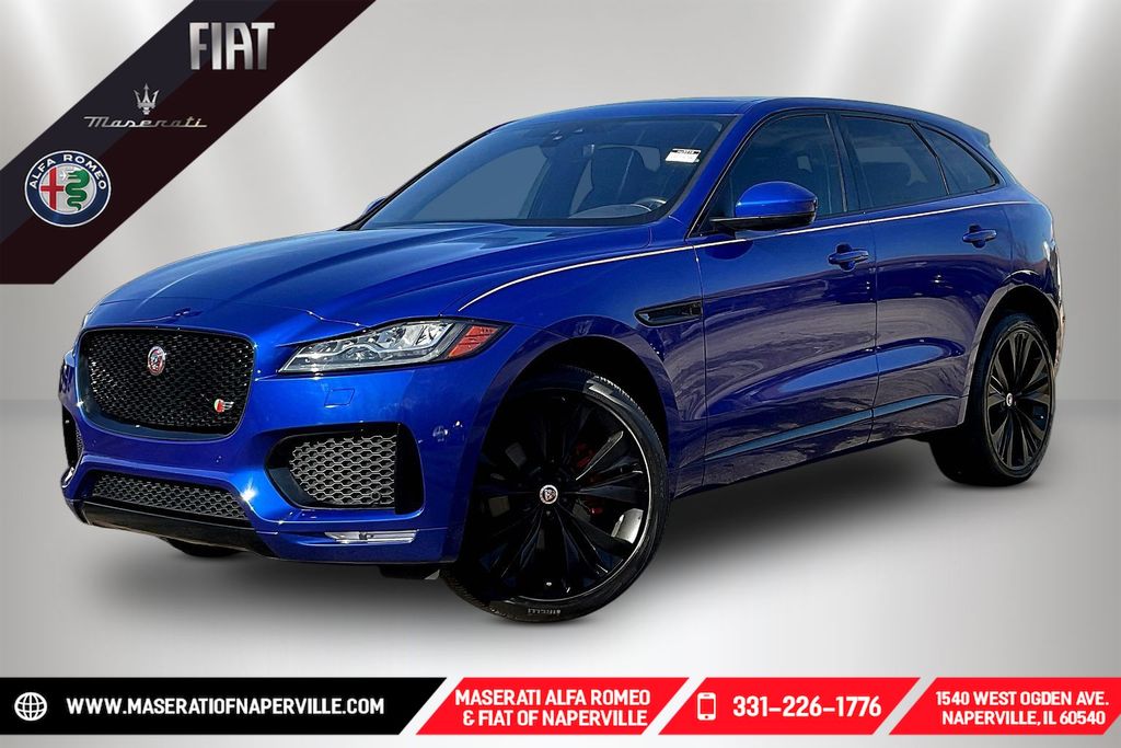 Blue 2020 Jaguar F-PACE S AWD SUV / Crossover All-Wheel Drive 8-Speed Automatic