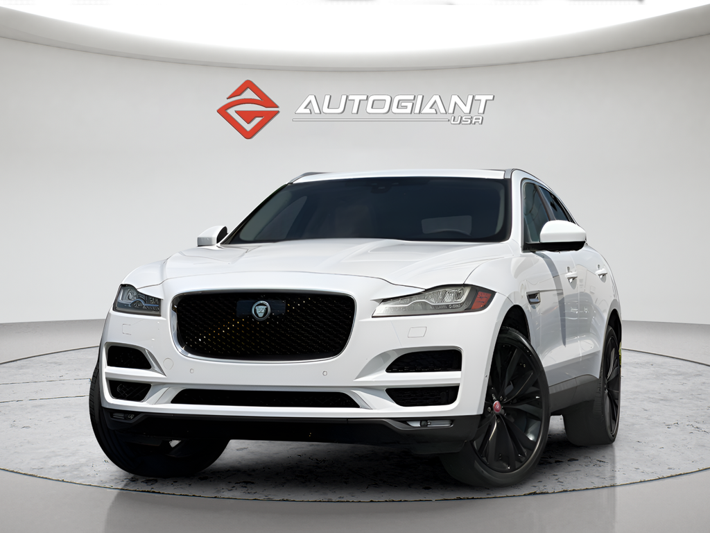 White 2019 Jaguar F-PACE SUV / Crossover All-Wheel Drive 8-Speed Automatic