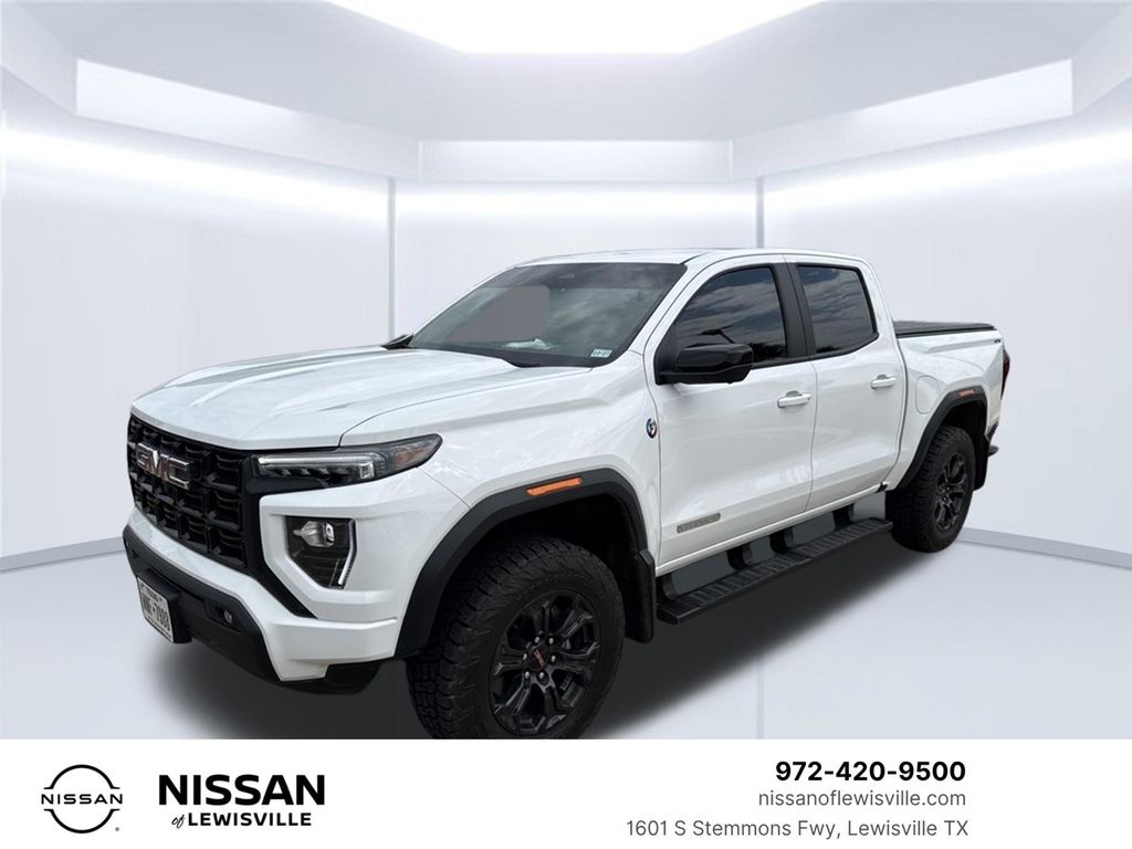 Summit White 2025 GMC Canyon Pickup Truck Four-Wheel Drive 8-Speed Automatic