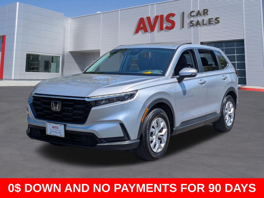 Silver 2025 Honda CR-V LX AWD SUV / Crossover All-Wheel Drive Continuously Variable Transmission