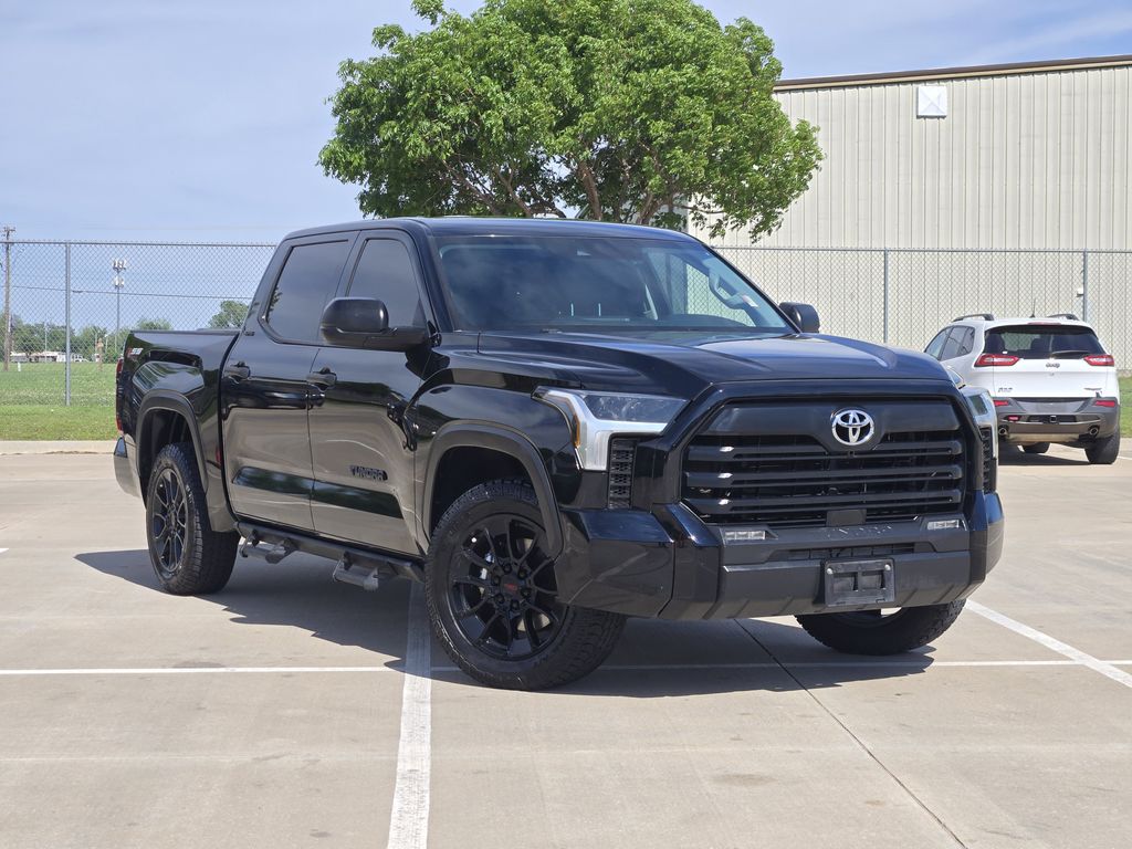 Midnight Black Metallic 2022 Toyota Tundra SR5 CrewMax Cab RWD Pickup Truck 4X2 Automatic