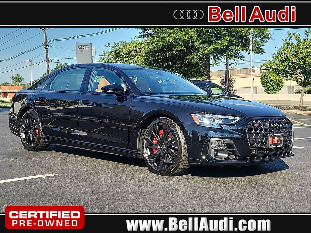 Sebring Black Crystal Effect 2026 Audi S8 Sedan All-Wheel Drive 8-Speed Automatic