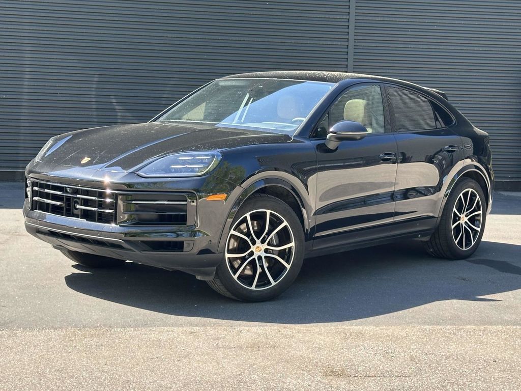 Black 2026 Porsche Cayenne Coupe AWD Coupe All-Wheel Drive 8-Speed Automatic