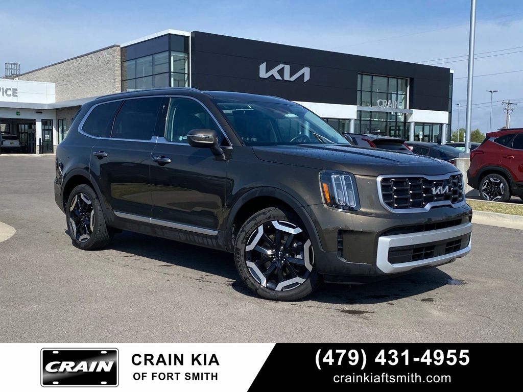 Dark Moss 2025 Kia Telluride S AWD SUV / Crossover All-Wheel Drive 8-Speed Automatic