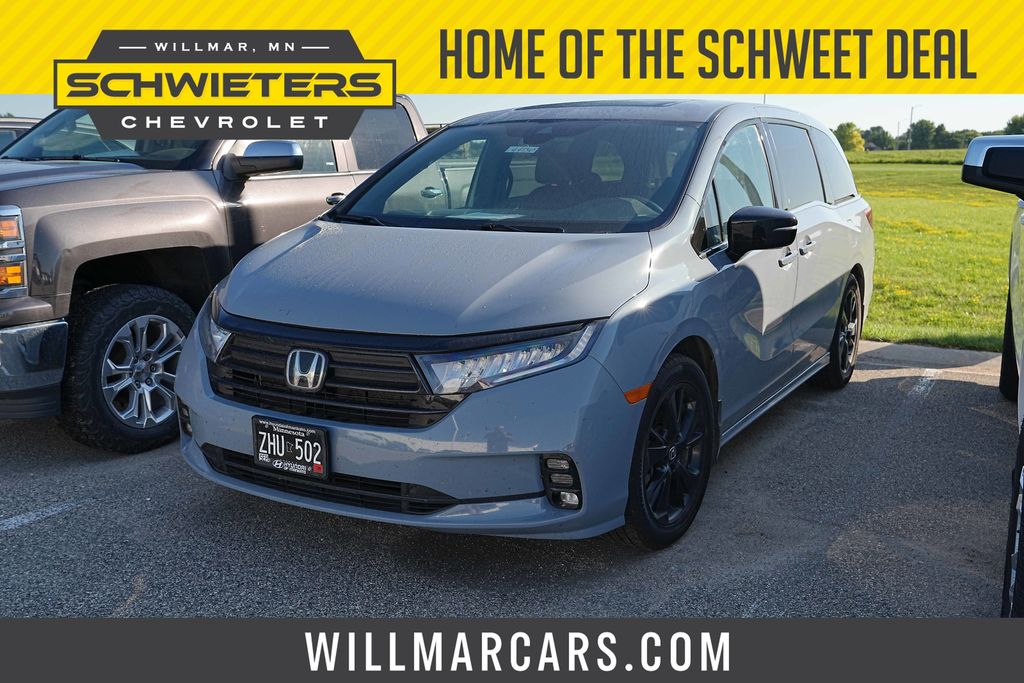 Sonic Gray Pearl 2024 Honda Odyssey Minivan Front-Wheel Drive Automatic