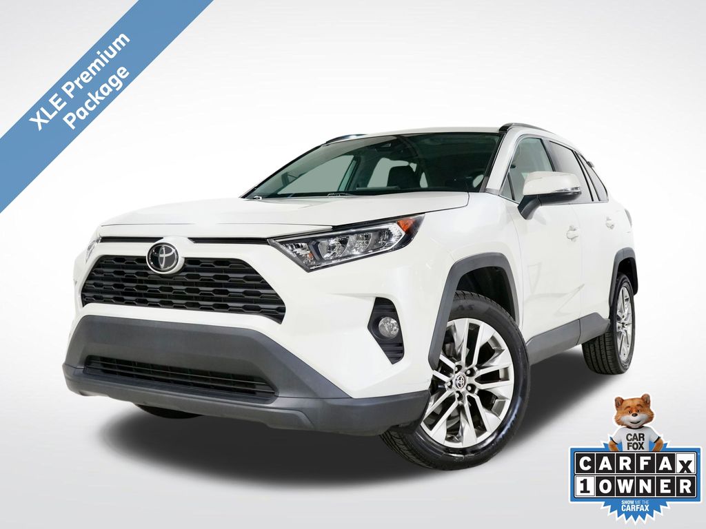 White (Blizzard Pearl) 2021 Toyota RAV4 SUV / Crossover Front-Wheel Drive 8-Speed Automatic