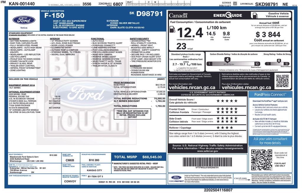 Used 2025 Ford F-150 Truck