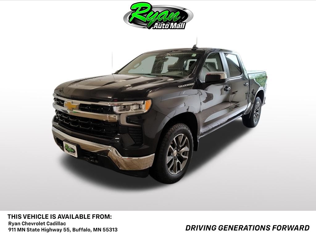 Dark Ash Metallic 2023 Chevrolet Silverado 1500 Pickup Truck Four-Wheel Drive 8-Speed Automatic