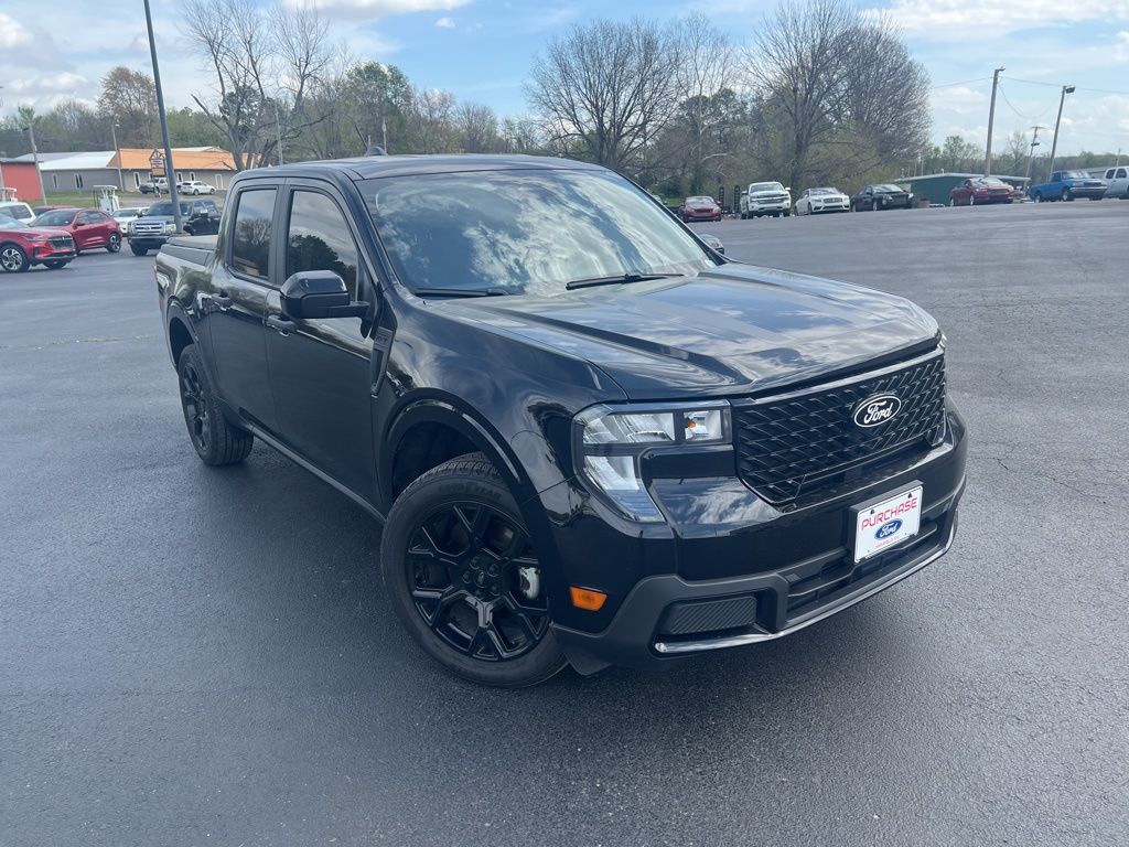 Shadow Black 2025 Ford Maverick XLT SuperCrew AWD Pickup Truck All-Wheel Drive 8-Speed Automatic