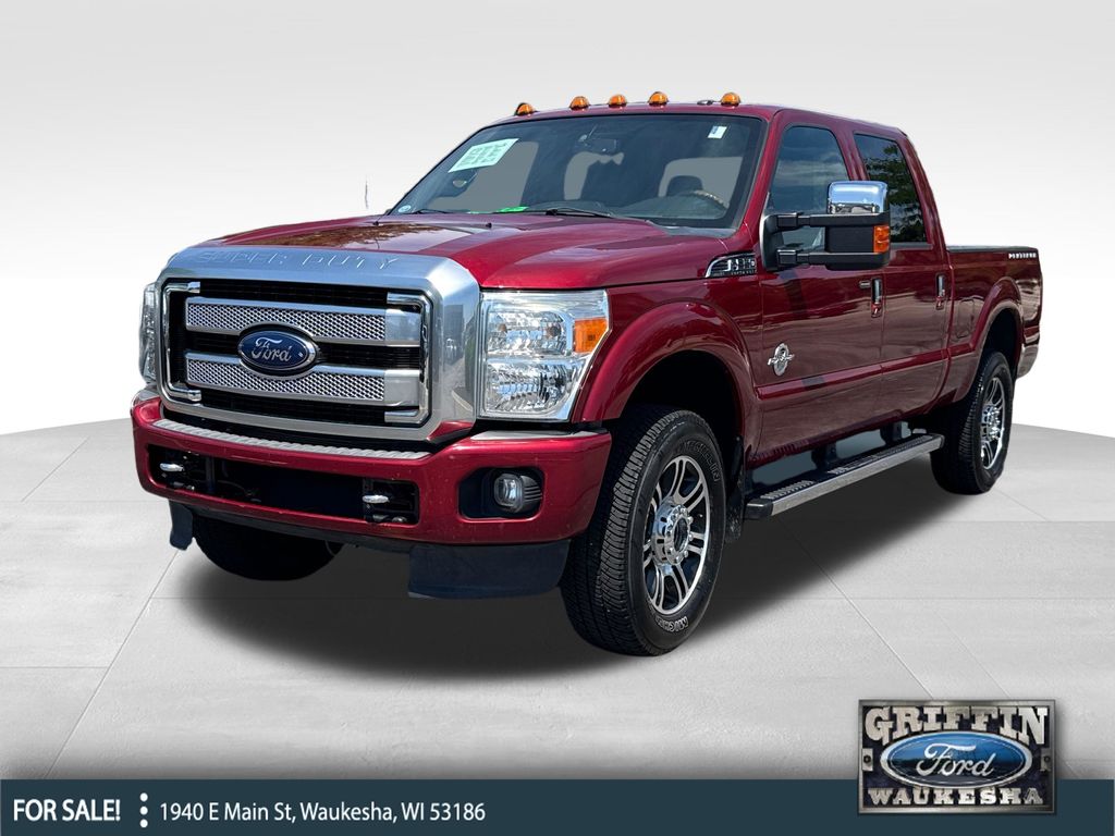 Ruby Red Metallic Tinted Clearcoat 2015 Ford F-350 Super Duty Pickup Truck Four-Wheel Drive 6-Speed Automatic