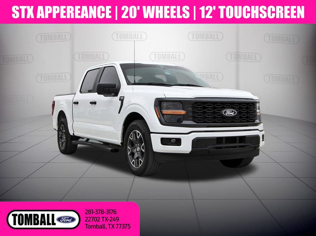 Oxford White 2024 Ford F-150 STX 4dr SuperCrew RWD Pickup Truck 4X2 Automatic