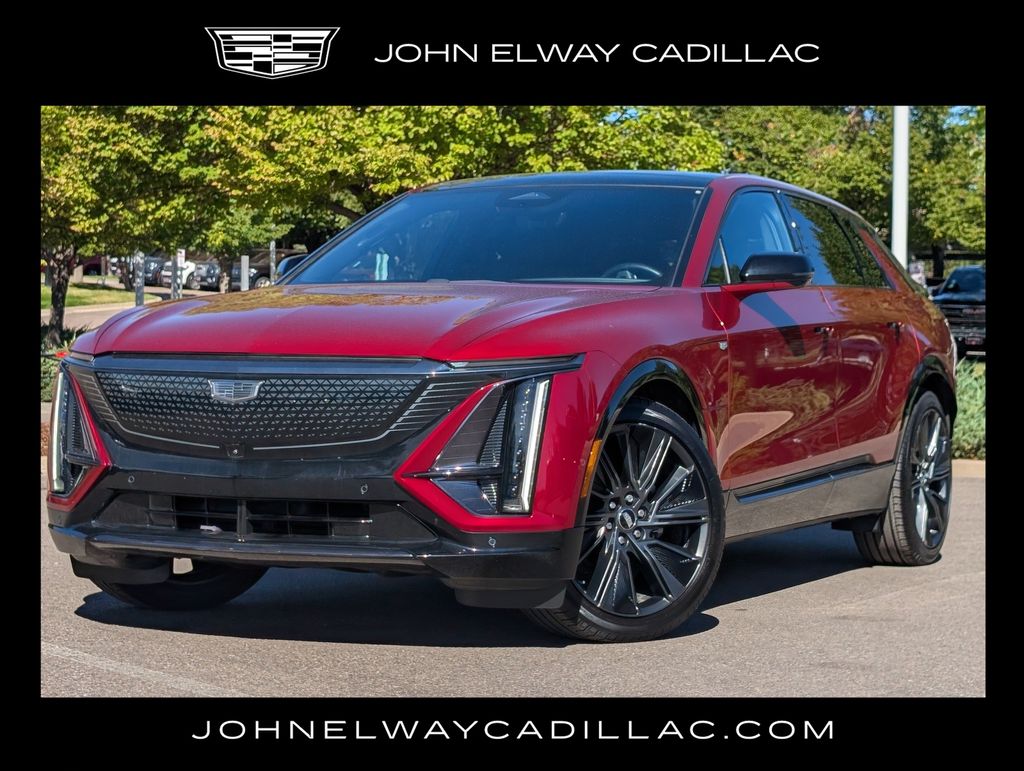 Radiant Red Tintcoat 2024 Cadillac LYRIQ SUV / Crossover All-Wheel Drive 1-Speed Automatic