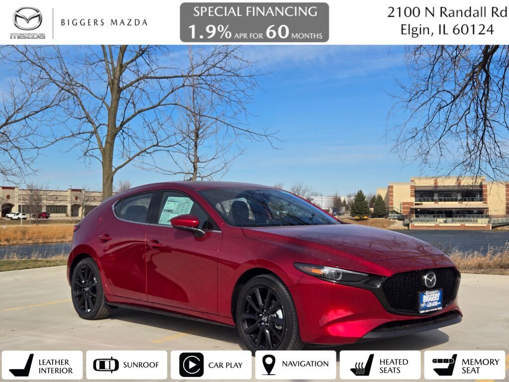 Red Crystal 2026 Mazda MAZDA3 2.5 S Premium Hatchback FWD Hatchback Front-Wheel Drive 6-Speed Manual