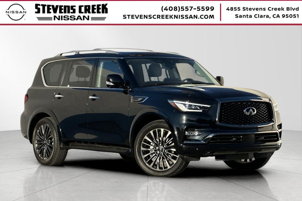 Mineral Black 2024 INFINITI QX80 Premium Select 4WD SUV / Crossover All-Wheel Drive 7-Speed Automatic
