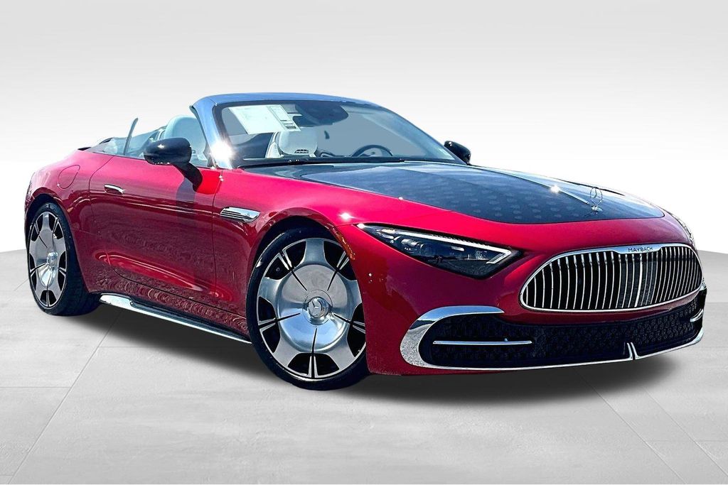 Red 2026 Mercedes-Benz SL-Class Convertible All-Wheel Drive 9-Speed Automatic