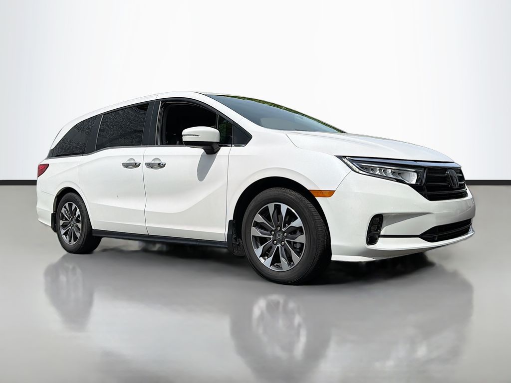 Platinum White 2024 Honda Odyssey EX-L FWD Minivan Front-Wheel Drive Automatic