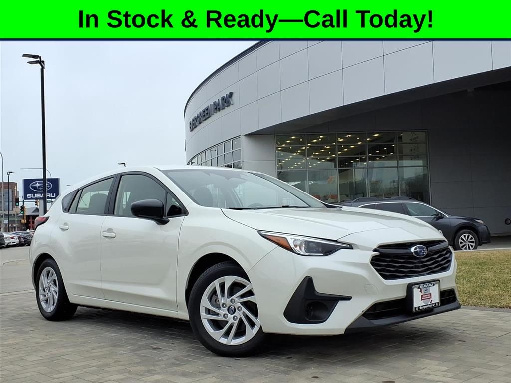 Crystal White Pearl 2024 Subaru Impreza AWD Wagon All-Wheel Drive Continuously Variable Transmission