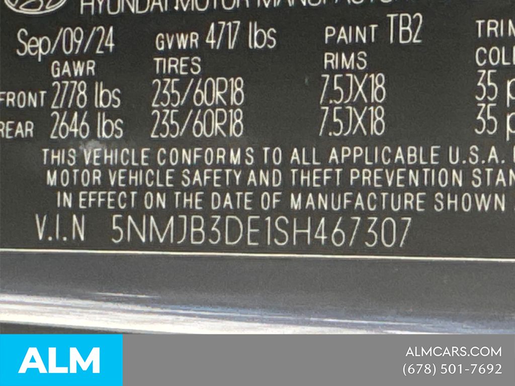 Used 2025 Blue Hyundai SEL image 36