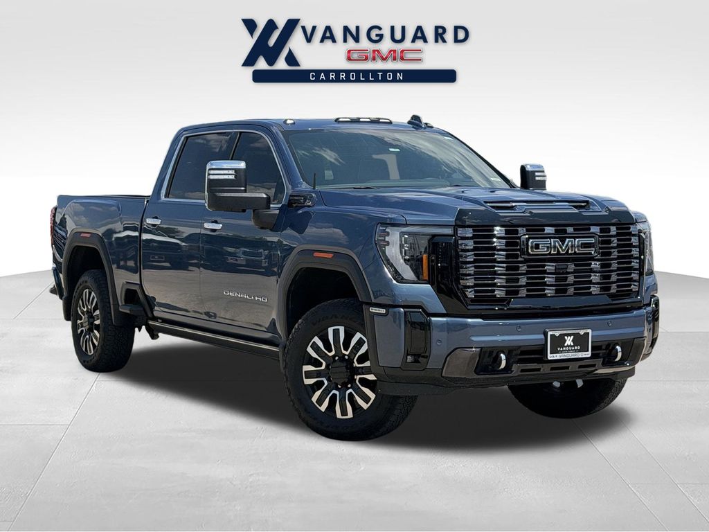 Downpour Metallic 2025 GMC Sierra 3500HD Pickup Truck Four-Wheel Drive Automatic