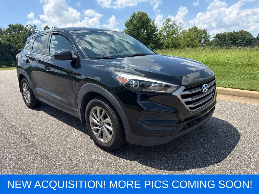 Black Noir Pearl 2018 Hyundai Tucson SUV / Crossover Front-Wheel Drive 6-Speed Automatic