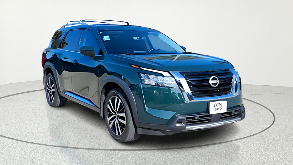 Black (Obsidian Green Pearl) 2023 Nissan Pathfinder Platinum FWD SUV / Crossover Front-Wheel Drive 9-Speed Automatic
