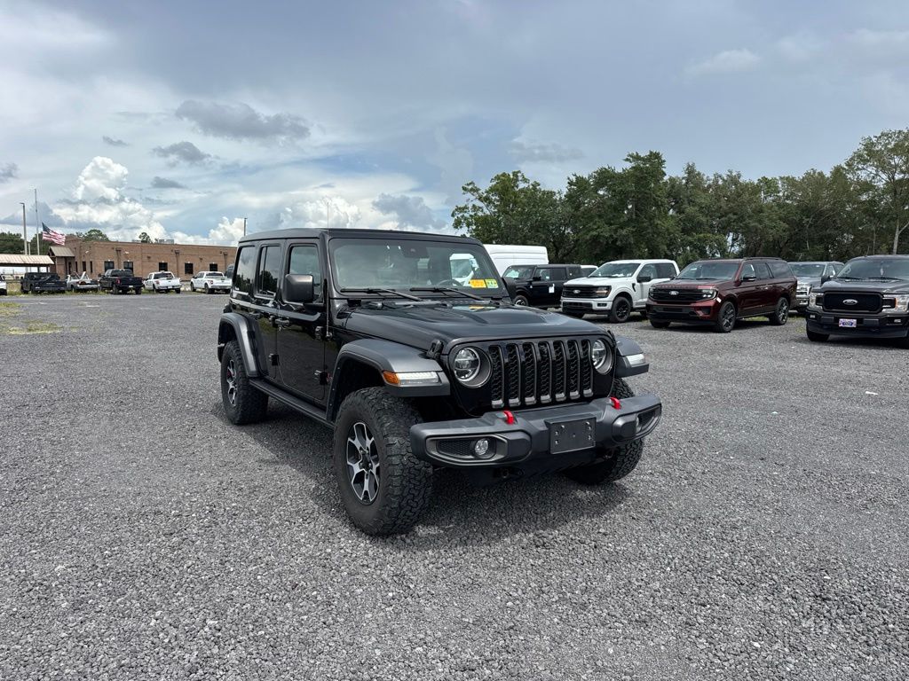 2021 Black Clearcoat Jeep Wrangler Unlimited Rubicon 4X4 SUV