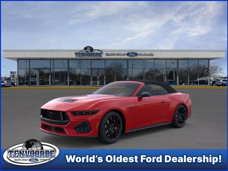 Race Red 2025 Ford Mustang GT Premium Convertible RWD Convertible Rear-Wheel Drive Automatic