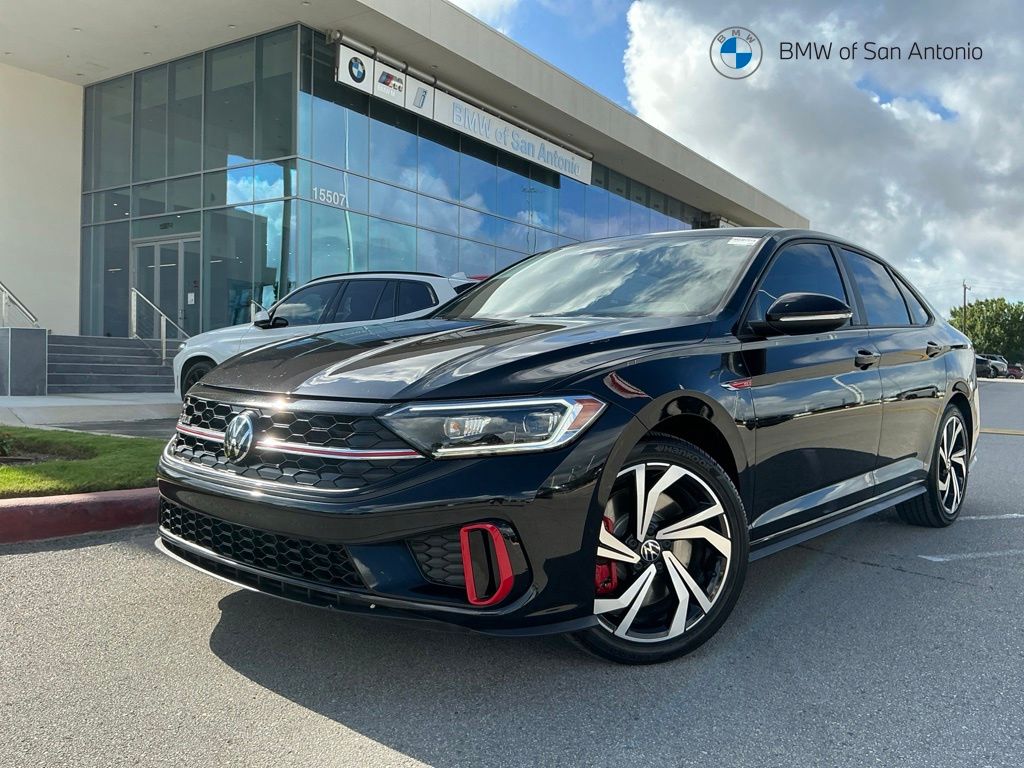 Deep Black Pearl 2023 Volkswagen Jetta GLI 1.5T Autobahn FWD Sedan Front-Wheel Drive 7-Speed Dual Clutch