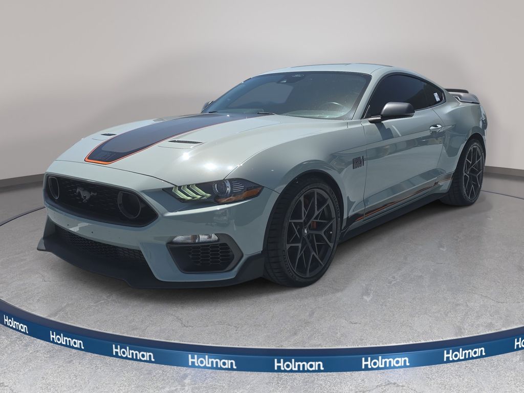 Fighter Jet Gray 2022 Ford Mustang Coupe Rear-Wheel Drive 6-Speed Manual