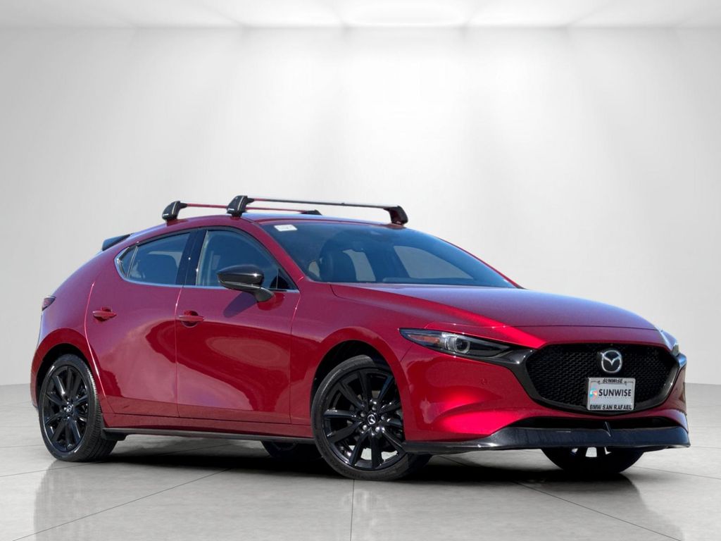 Soul Red Crystal 2022 Mazda MAZDA3 Hatchback All-Wheel Drive 6-Speed Automatic